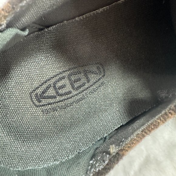 Keen Womens Elsa III 1021927 Brown Green Plaid Lace Up Sneaker Shoes Size 7.5 - Picture 6 of 11